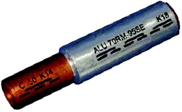 AL/Cu Pressverbinder ICALCU166V AL/Cu Pressverbinder ICALCU166V