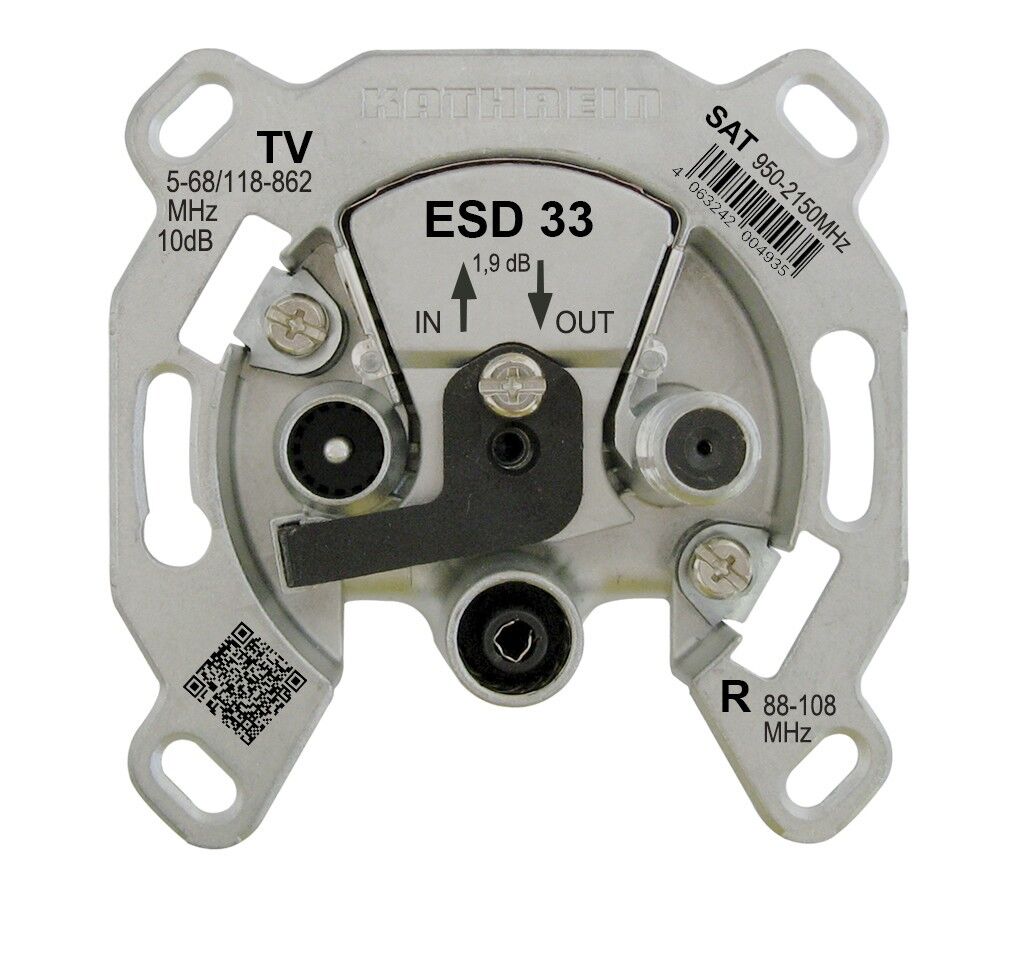 Durchschleifdose 3fach ESD 33