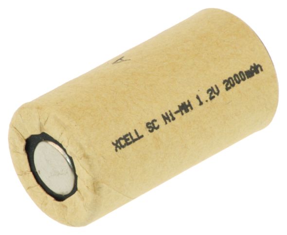 Akku Ni-MH 1,2V Sub-C X2000SCR/PP Akku Ni-MH 1,2V Sub-C X2000SCR/PP