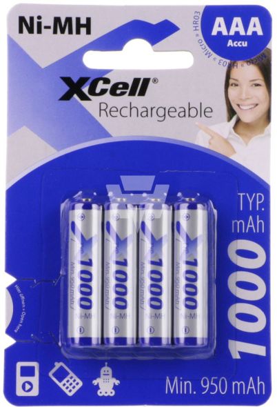 Xcell Micro AAA Akku 117313 (VE4) Xcell Micro AAA Akku 117313 (VE4)