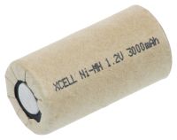 Akku Ni-MH 1,2V Sub-C X3000SCR/PP