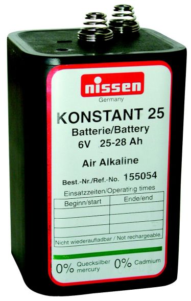 Batterie 6V 25-28Ah Konstant 25 Batterie 6V 25-28Ah Konstant 25