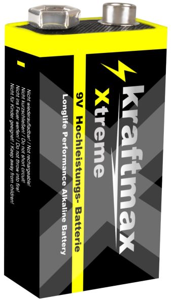 Batterie 9V-Block Xtreme 6LR61 4pcs/shrink Batterie 9V-Block Xtreme 6LR61 4pcs/shrink
