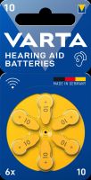 Hörgerätebatterie VARTAHearAidB10Bli6