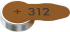 Hörgerätebatterie VARTAHearAidB312Bli6