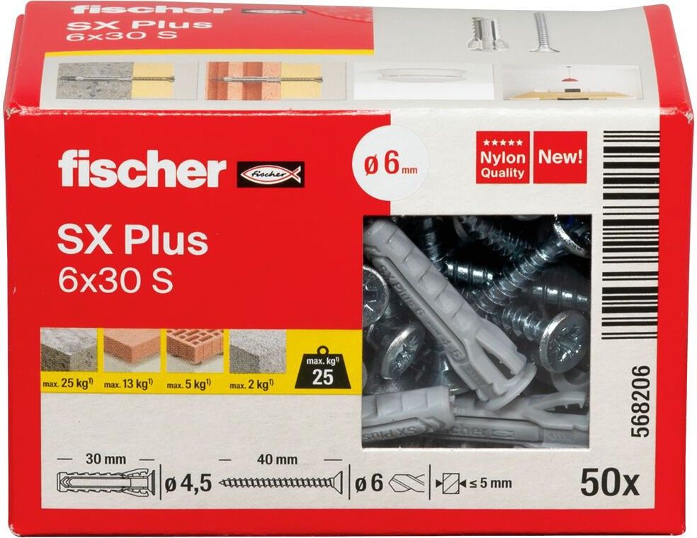 Dübel SX Plus SX Plus 6x30 S