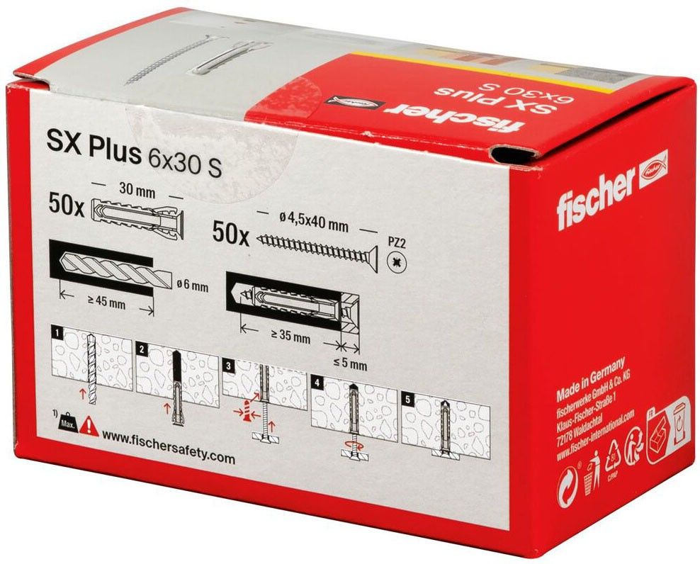 Dübel SX Plus SX Plus 6x30 S