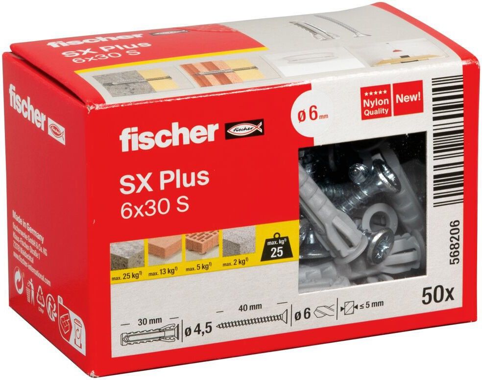 Dübel SX Plus SX Plus 6x30 S