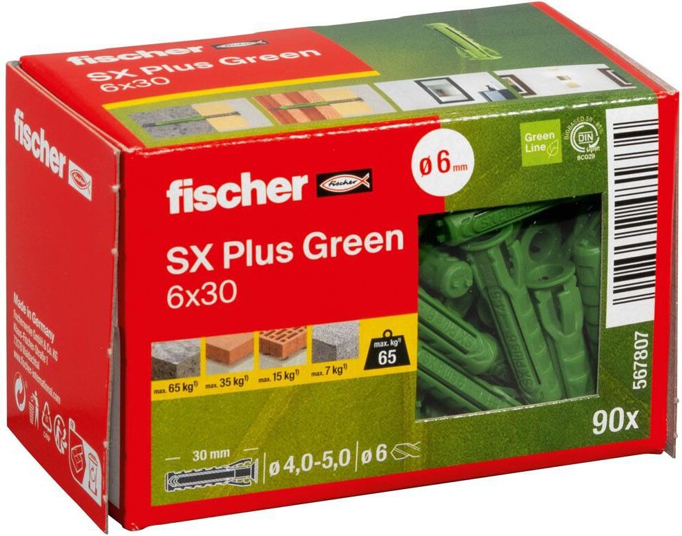 Dübel SX Plus SX Plus Green 6x30