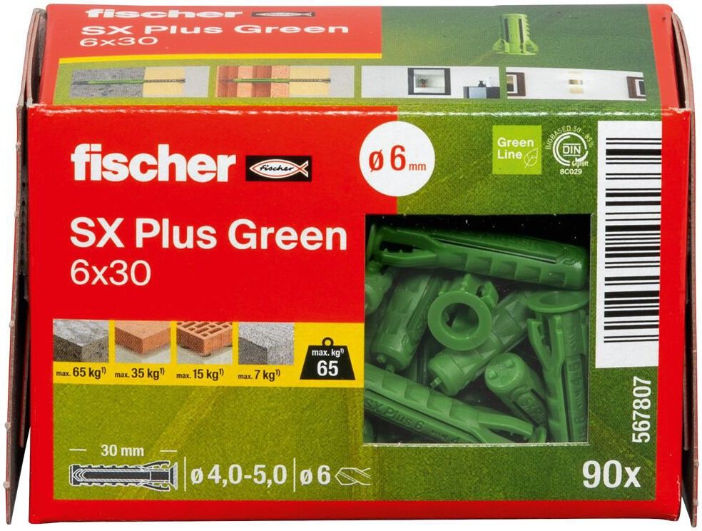Dübel SX Plus SX Plus Green 6x30