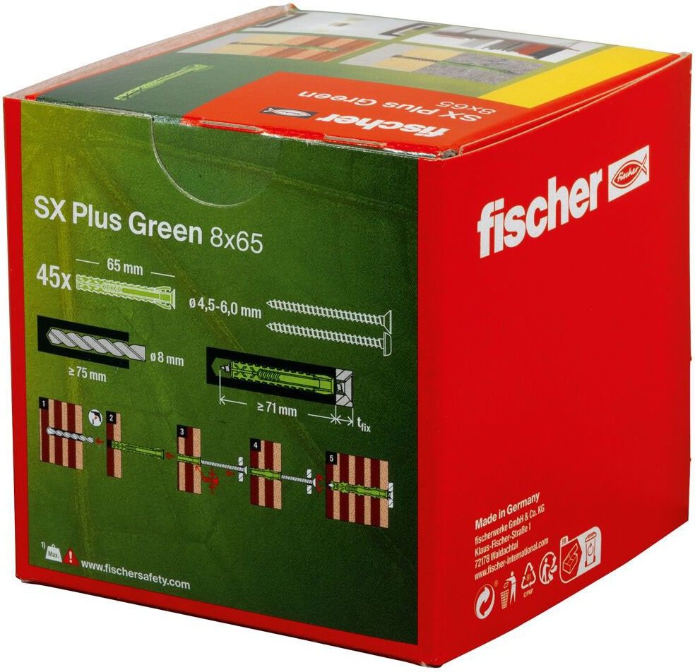 Dübel SX Plus SX Plus Green 8x65