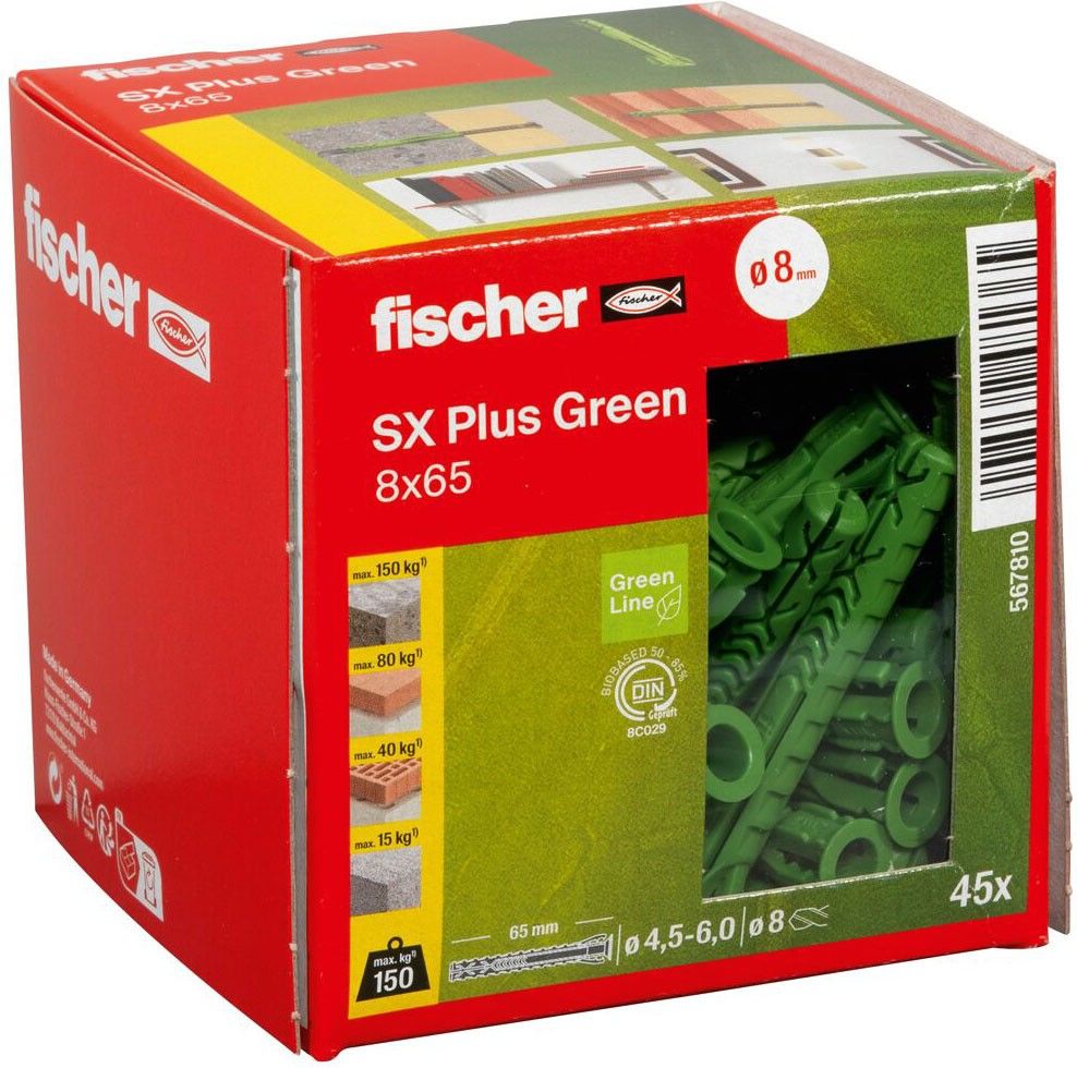 Dübel SX Plus SX Plus Green 8x65