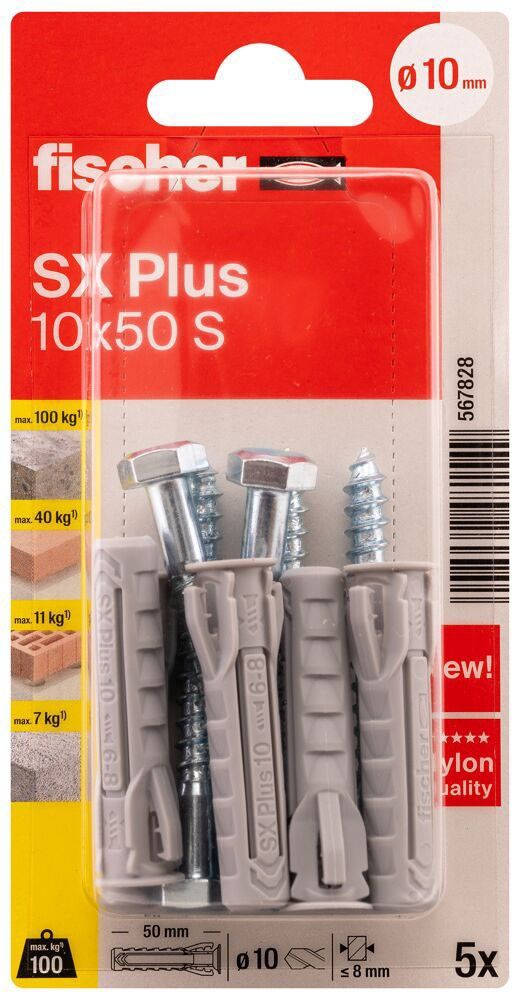 Dübel SX Plus SXPl.10x50SK(VE5)