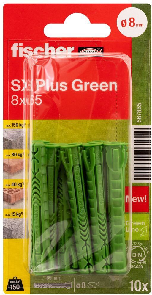 Dübel SX Plus SXPl.8x65K(VE10)