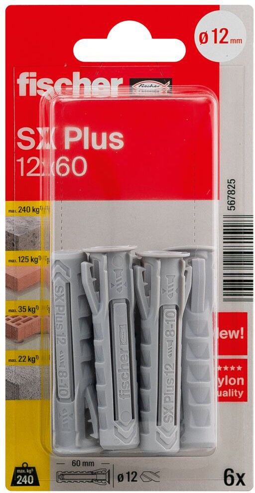 Dübel SX Plus SXPlus12x60K(VE6)