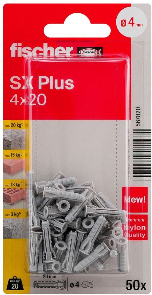 Dübel SX Plus SXPlus4x20K(VE50)
