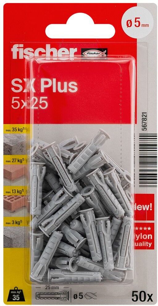 Dübel SX Plus SXPlus5x25K(VE50)