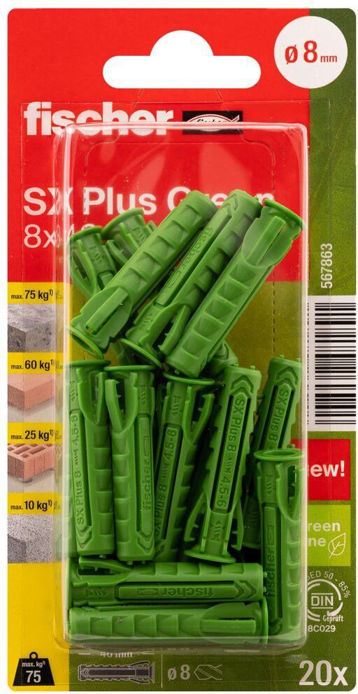 Dübel SX Plus SXPlus8x40K(VE20)