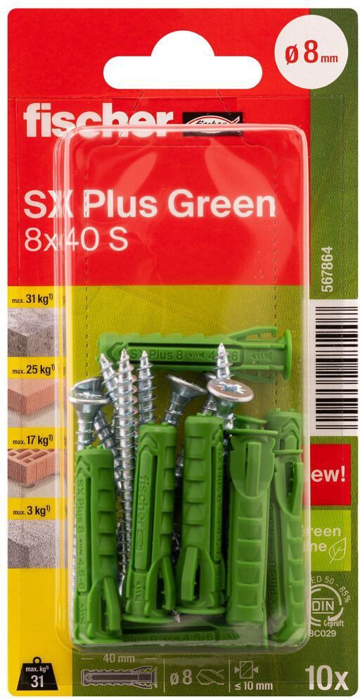 Dübel SX Plus SXPlus8x40SK(VE10)