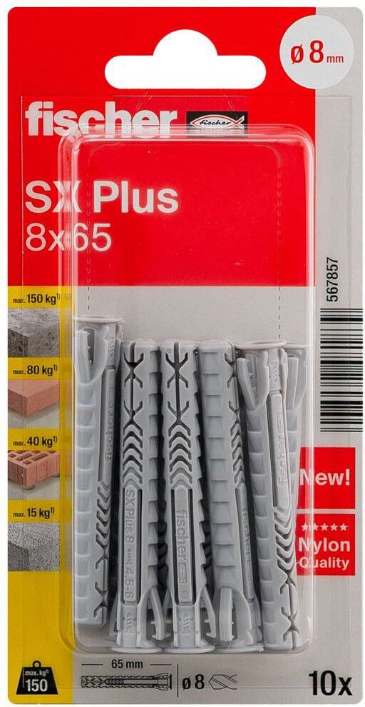 Dübel SX Plus SXPlus8x65K(VE10)