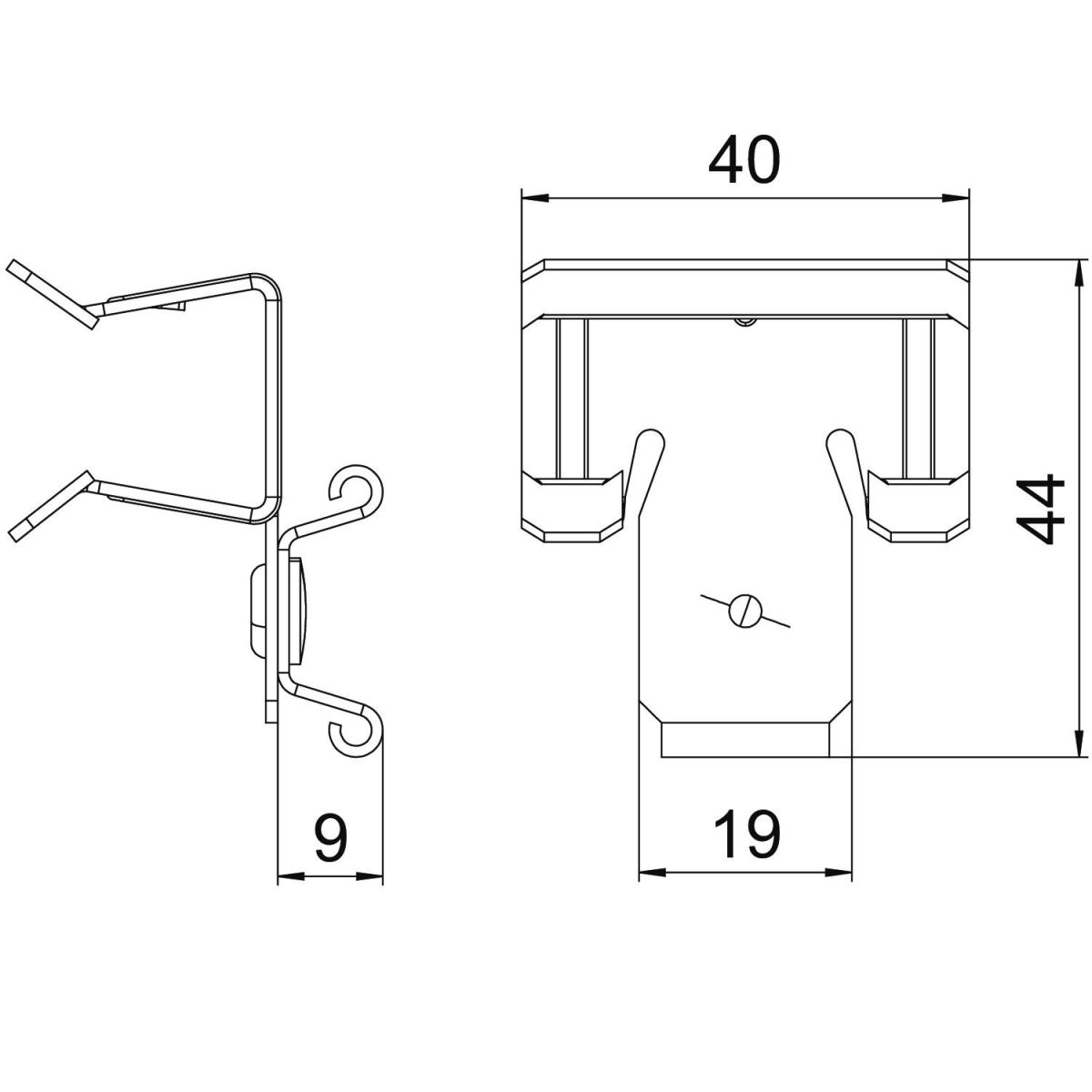Trägerklammer SCCT 15-20