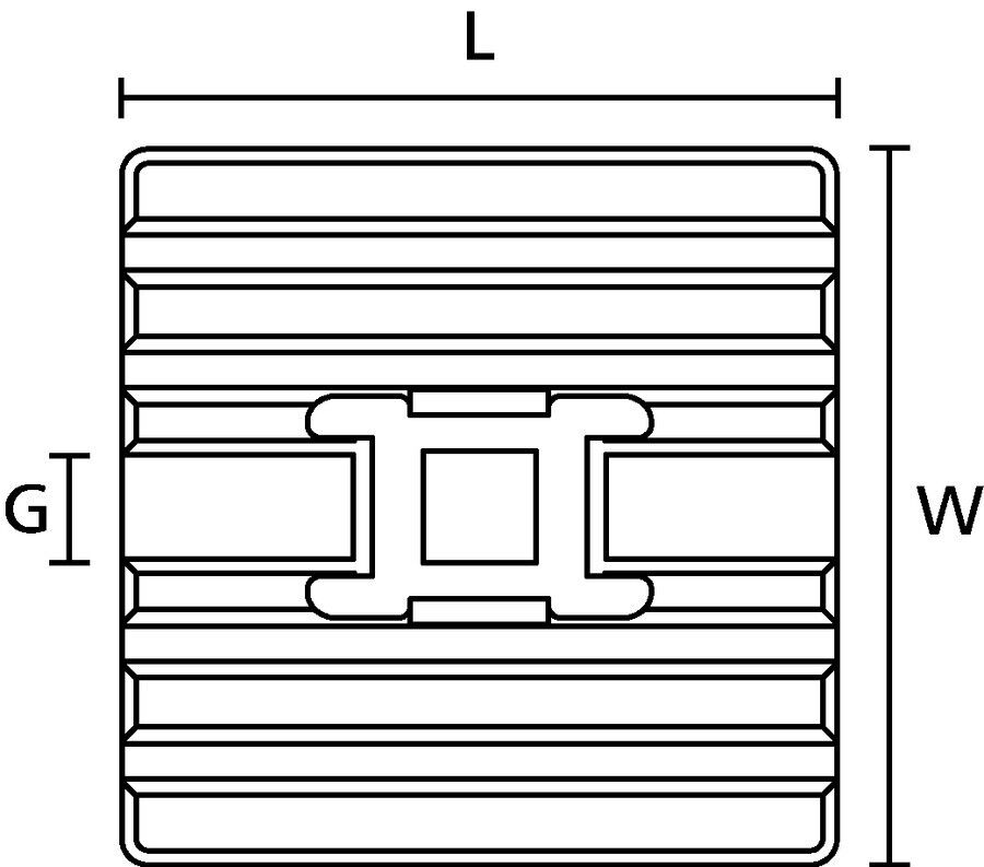 Klebesockel FMB4APT-A-BK