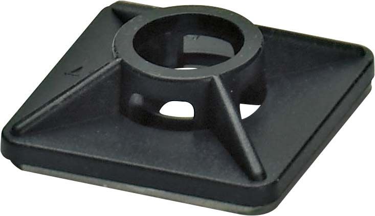 Kabelbindersockel WT-BASE LS HF 6 BK