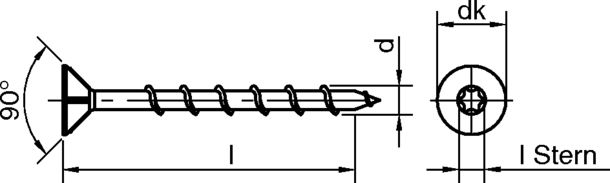 TSM-Porenbetonschraube 6629/001/01 8x110