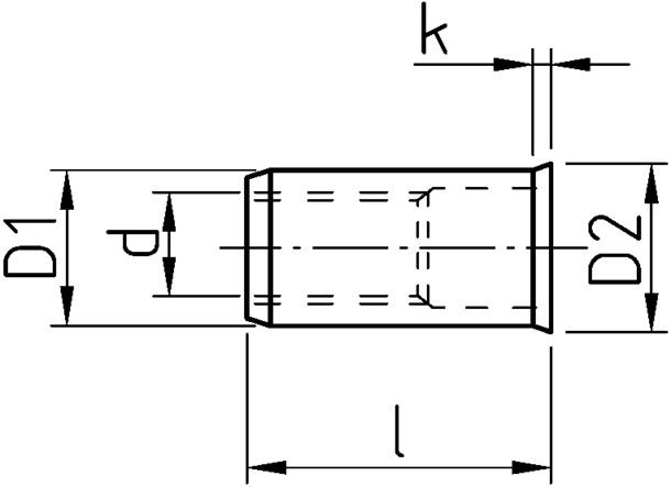 Gesipa-Blindnietmutter 2935/000/01 8x11x17