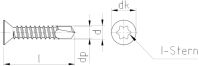 Bohrschraube, Senkkopf-O 6066/001/01 4,2x25