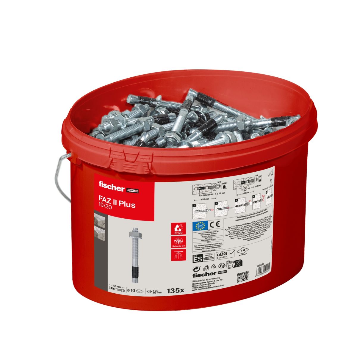 Bolzenanker FAZIIPl10/20(VE135)