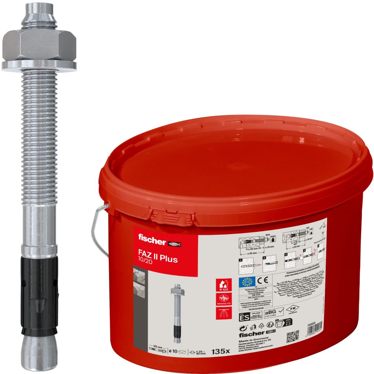 Bolzenanker FAZIIPl10/20(VE135)