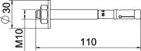 Bolzenanker BZ3 BZ3 10x110/0-50