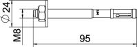Bolzenanker BZ3 BZ3 8x95/0-40A4