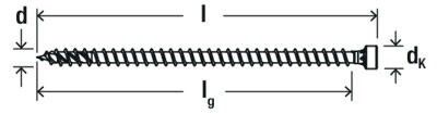 Holzschraube 8,0x220BC50#562963