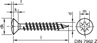 JD-79 Spanplattenschraube 1140/001/05 3x20