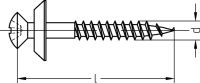 Spenglerschraube A2 3477/000/02 4,5x25