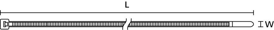 Kabelbinder 111-01725 (100)