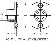 Anschweißmutter 0919/000/01 5