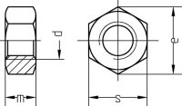 Sechskantmutter Kl.5-2 0621/000/01 20