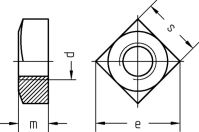 Vierkantmutter 0613/001/01 6
