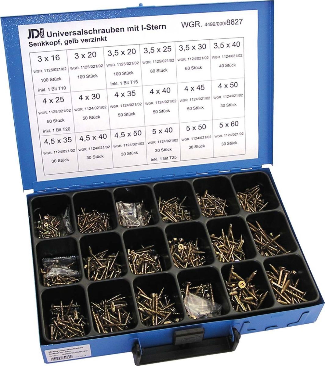 JD-Plus Universalschrauben 4499/000/06 8627 JD-Plus Universalschrauben 4499/000/06 8627