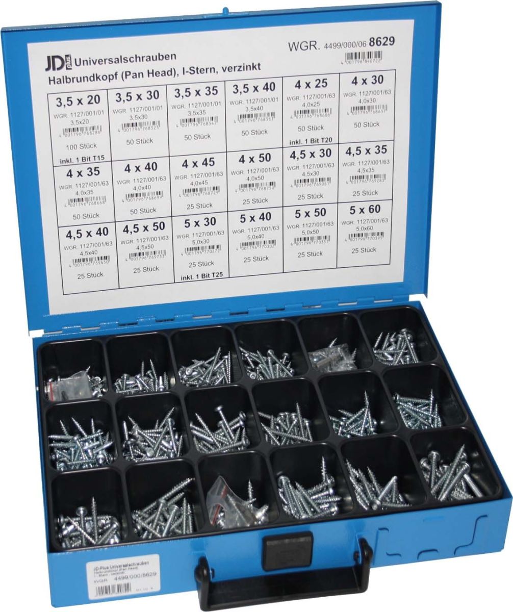 JD-Plus Universalschrauben 4499/000/06 8629 JD-Plus Universalschrauben 4499/000/06 8629