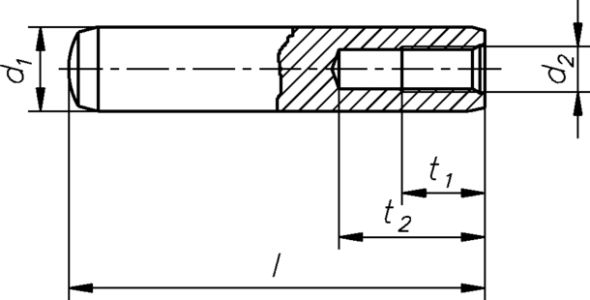 Zylinderstift m.Innengew. 1695/000/01 10x45