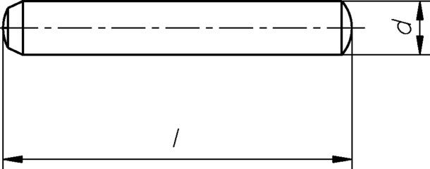 Zylinderstift 1658/000/01 5x30