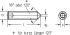 Gewindestift, Innen-6-Kant 1599/002/01 6x25