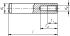 Zylinderstift m.Innengew. 1695/000/01 10x40