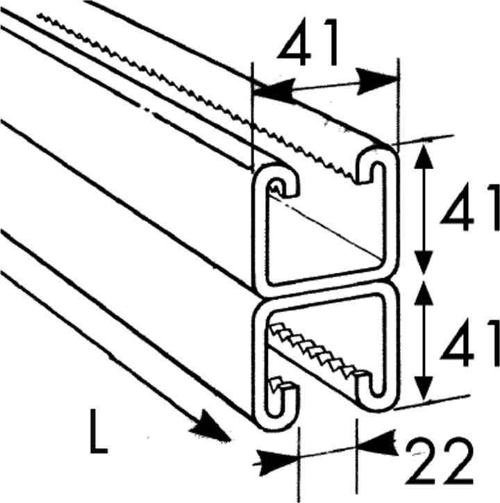 Erico Caddy 6000 C-Profil AA25H0800HD