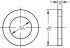 Scheibe für Schrauben 1684/001/01 25