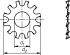 Zahnscheibe Form A 1663/000/01 10,5